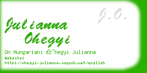 julianna ohegyi business card